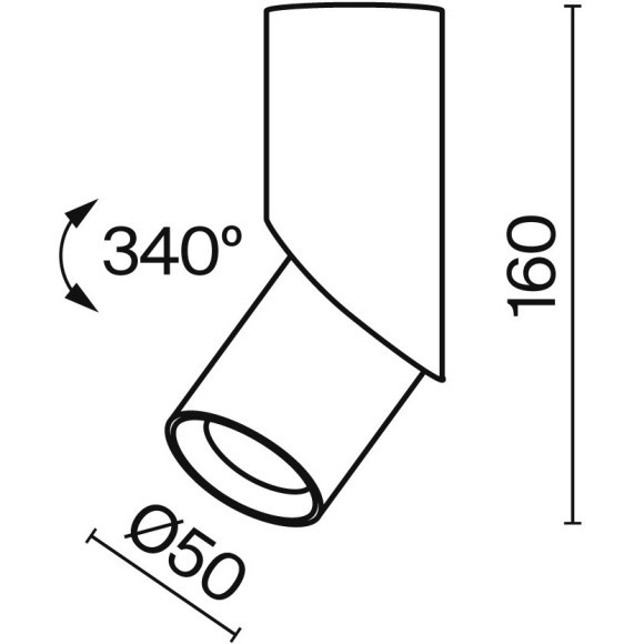 Накладной потолочный светильник Maytoni C027CL-L10B Dafne светодиодный LED 10W