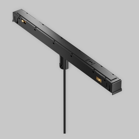 Maytoni Exility X TR245-7W3K-B Трековый светодиодный черный магнитный подвесной светильник цилиндр диаметром 3 см, с DIP переключателем группы включения на корпусе, LED 7Вт 3000K 640Лм CRI90 36° IP20 48В