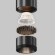 Maytoni Exility X TR245-7W3K-B Трековый светодиодный черный магнитный подвесной светильник цилиндр диаметром 3 см, с DIP переключателем группы включения на корпусе, LED 7Вт 3000K 640Лм CRI90 36° IP20 48В