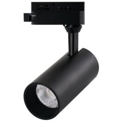 Однофазный двужильный светодиодный трековый светильник Arte Lamp A4568PL-1BK REGULUS 4000К 1000Лм CRI85+ 24° 13Вт Однофазный двужильный светодиодный трековый светильник Arte Lamp A4568PL-1BK REGULUS 4000К 1000Лм CRI85+ 24° 13Вт