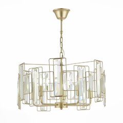 SLE103403-05 Светильник подвесной Шампань/Прозрачный E14 5*40W GIANO