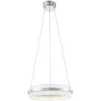 SL383.103.01 Светильник подвесной ST-Luce Хром/Хром, Прозрачный LED 1*34W 3000K CHERIO