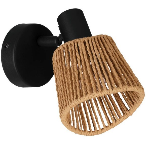 44128 Спот KEELBY, 1X40W(E14), сталь, черный, натуральный