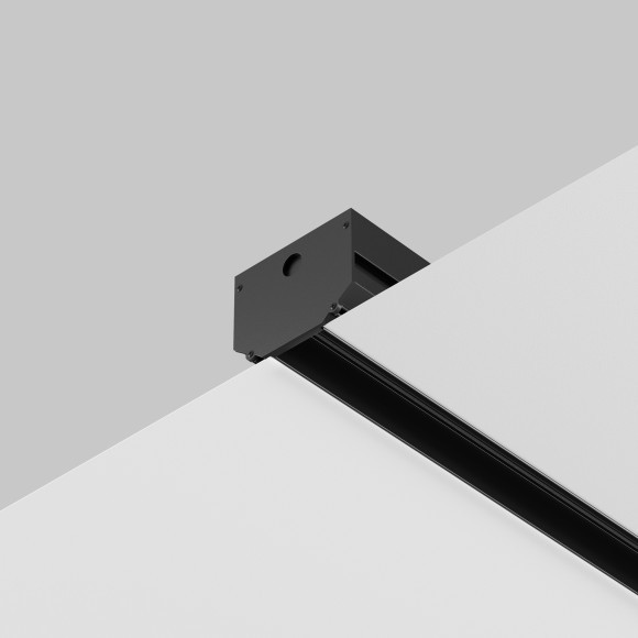 Комплект из 2 боковых заглушек для гарпунного шинопровода Maytoni Exility TRA034EC-SCH-42B