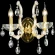 Бра Crystal Lux HOLLYWOOD AP2 GOLD