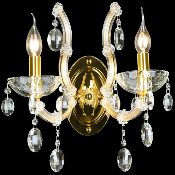 Бра Crystal Lux HOLLYWOOD AP2 GOLD