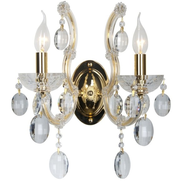 Бра Crystal Lux HOLLYWOOD AP2 GOLD