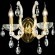 Бра Crystal Lux HOLLYWOOD AP2 GOLD