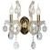 Бра Crystal Lux HOLLYWOOD AP2 GOLD