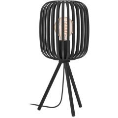 900519 Настольная лампа ROMAZZINA, 1x40W, E27, H435, ?200, основание: ?225, сталь, черный 900519 Настольная лампа ROMAZZINA, 1x40W, E27, H435, ?200, основание: ?225, сталь, черный