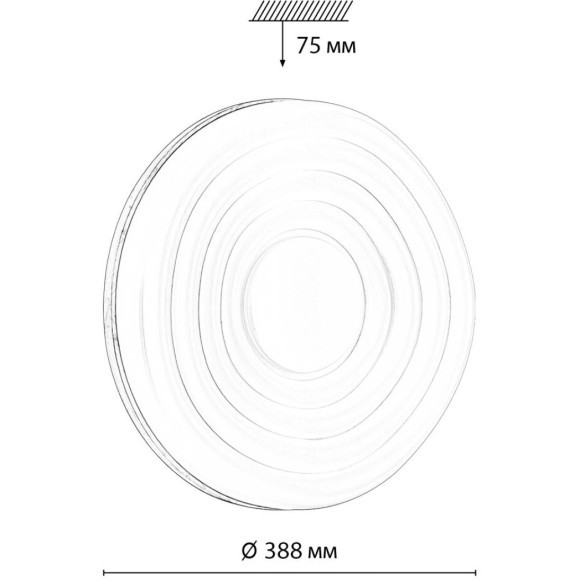 Настенно-потолочный светильник СОНЕКС Sonex FASS WOOD 7674/DL