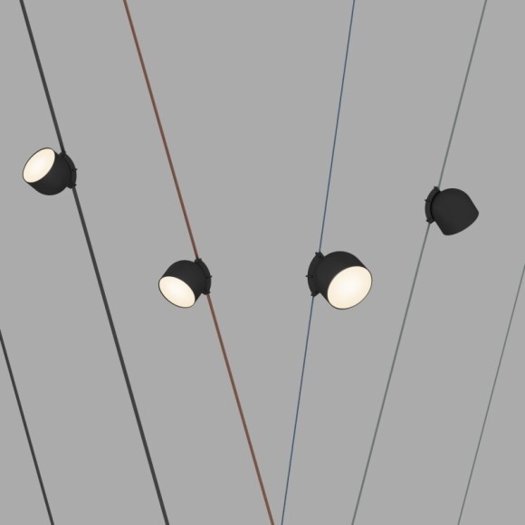 DK5543-BK Cветодиодный светильник на ременный шинопровод Denkirs Belty CRI90+ 3000К 890Лм 120° 12Вт