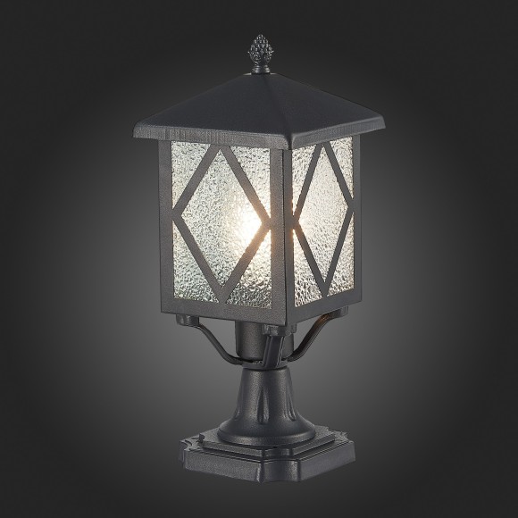 SL084.405.01 Светильник уличный наземный ST-Luce Черный/Черный, Прозрачный E27 1*60W LORNE SL084.405.01 Светильник уличный наземный ST-Luce Черный/Черный, Прозрачный E27 1*60W LORNE