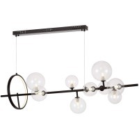 Подвесной светильник Lumina Deco LDP 7033-10 BK+CL