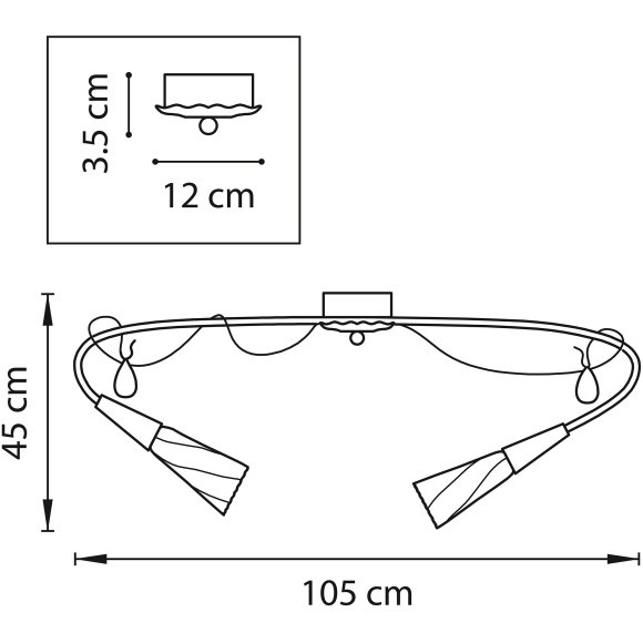 Люстра потолочная Aereo Lightstar 711121