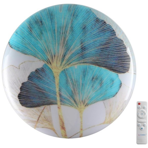 7747/DL PALE SN Светильник светодиодный потолочный пластик/белый/мульти LED 48Вт 3000-6000К D380 IP43 пульт ДУ FLOREN 7747/DL PALE SN Светильник светодиодный потолочный пластик/белый/мульти LED 48Вт 3000-6000К D380 IP43 пульт ДУ FLOREN