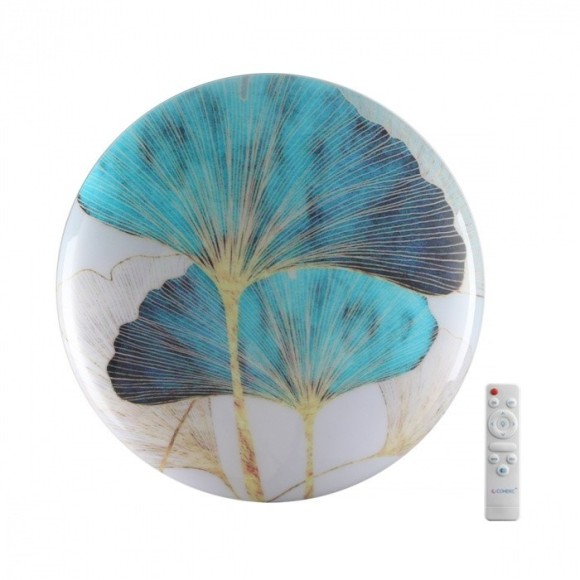 7747/DL PALE SN Светильник светодиодный потолочный пластик/белый/мульти LED 48Вт 3000-6000К D380 IP43 пульт ДУ FLOREN 7747/DL PALE SN Светильник светодиодный потолочный пластик/белый/мульти LED 48Вт 3000-6000К D380 IP43 пульт ДУ FLOREN