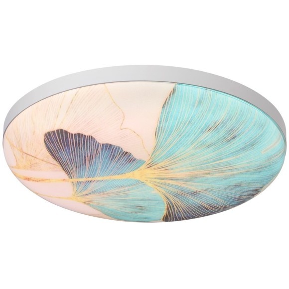 7747/DL PALE SN Светильник светодиодный потолочный пластик/белый/мульти LED 48Вт 3000-6000К D380 IP43 пульт ДУ FLOREN 7747/DL PALE SN Светильник светодиодный потолочный пластик/белый/мульти LED 48Вт 3000-6000К D380 IP43 пульт ДУ FLOREN