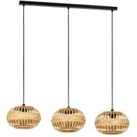 43863 Люстра AMSFIELD 1, 3X40W (E27), L960, B260, H1100, сталь, черный / дерево