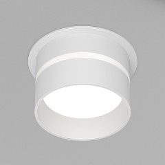 DK2404-WH Встраиваемый светильник влагозащ., IP 44, до 15 Вт, GU10, белый, алюминий