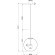 Подвесной светильник Maytoni MOD056PL-L12G3K COMETA светодиодный LED 12W