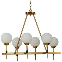 Подвесная люстра  LDP 7004-6 MD+BK