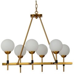 Подвесная люстра LDP 7004-6 MD+BK Подвесная люстра LDP 7004-6 MD+BK