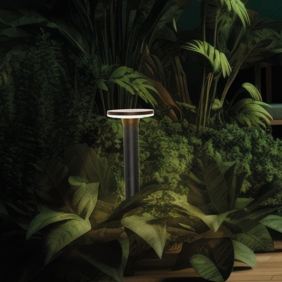 4745-1F, уличный светильник, D180xH600, LEDx12W, 960LM, 3000K, IP54, included