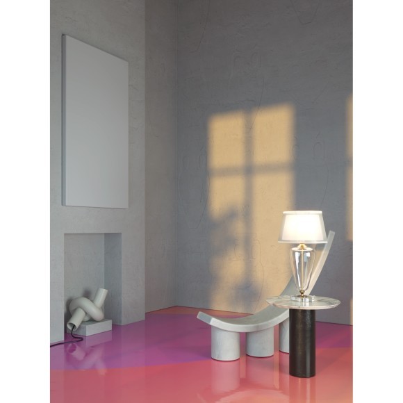 Интерьерная настольная лампа Maytoni Verre Z005TL-01BS