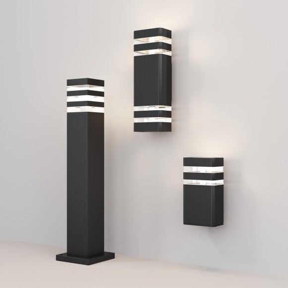 Уличный настенный светильник Maytoni O578WL-01B Unter den Linden IP54 под лампу 1xE27 60W