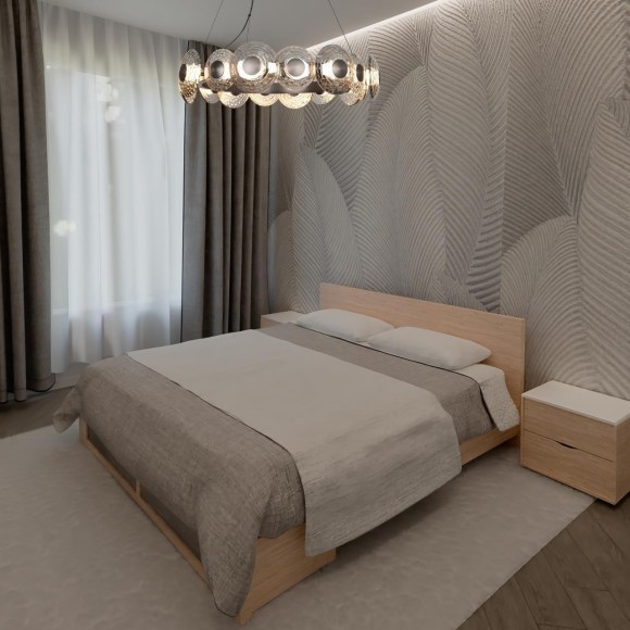 4642-1P, подвес, D150xH245/1445, LEDx6W, 630LM, 4000K, included