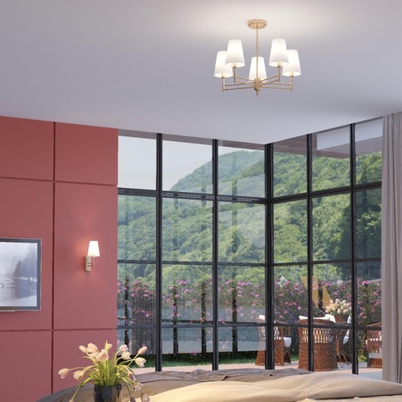 Люстра потолочная Lumion 4436/5C DORIS под лампы 5xE14 5*40W Люстра потолочная Lumion 4436/5C DORIS под лампы 5xE14 5*40W