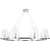 MEDICI SP8 2430/308 Crystal Lux Хромированная люстра с прозрачными стеклянными плафонами, 8 x E14 до 60 Вт, Ø910 мм, H max 1500 мм