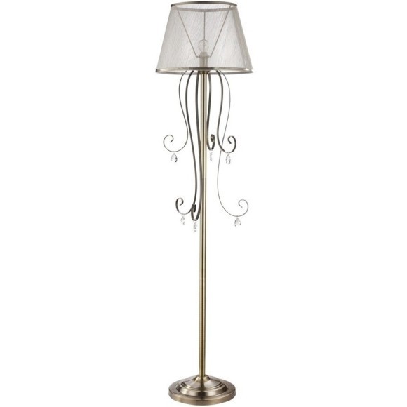 Торшер с абажуром Freya FR2020-FL-01-BZ SIMONE под лампу 1xE14 40W