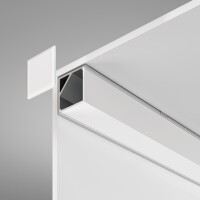 Maytoni ALM009S-2M Угловой накладной квадратный алюминиевый 2м, размеры 2000x16x16мм, для лент шириной до 10мм