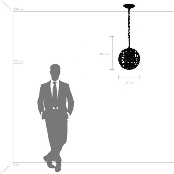 Подвесной светильник Lightstar 727011 VERONA под лампу 1xE14 40W