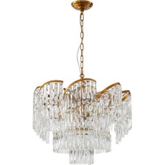 Люстра подвесная хрустальная 2176/05/12P Stilfort, серия Sapparo Люстра подвесная хрустальная 2176/05/12P Stilfort, серия Sapparo
