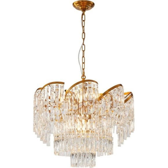 Люстра подвесная хрустальная 2176/05/12P Stilfort, серия Sapparo