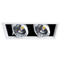 Встраиваемый светильник Arte Lamp A8450PL-2WH MERGA светодиодный 2xLED 50W