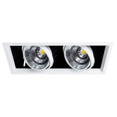 Встраиваемый светильник Arte Lamp A8450PL-2WH MERGA светодиодный 2xLED 50W