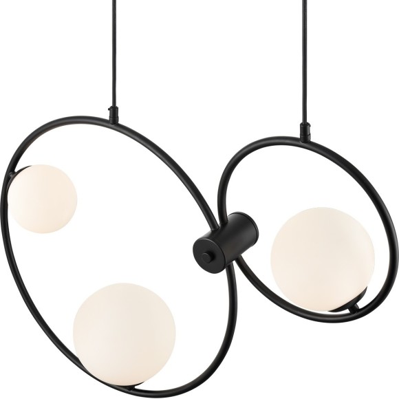 8035/3 MODERNI LN24 черный/белый, металл/стекло Подвесной светильник G9 3*35W 220V ORNATO 8035/3 MODERNI LN24 черный/белый, металл/стекло Подвесной светильник G9 3*35W 220V ORNATO