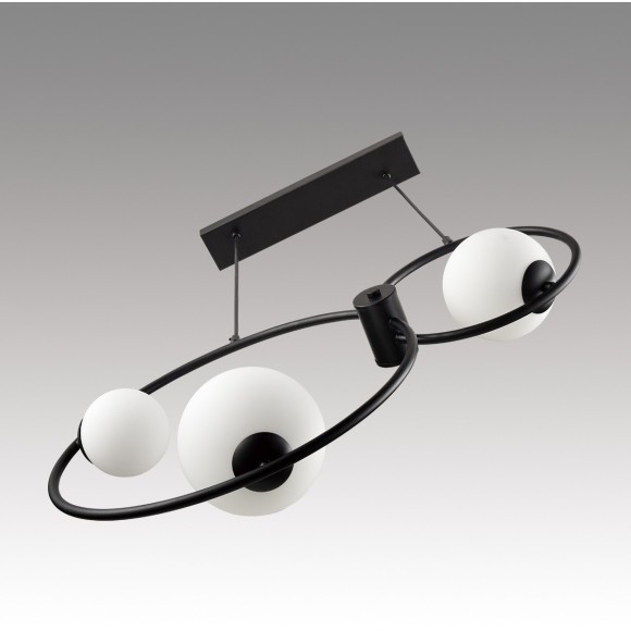 8035/3 MODERNI LN24 черный/белый, металл/стекло Подвесной светильник G9 3*35W 220V ORNATO 8035/3 MODERNI LN24 черный/белый, металл/стекло Подвесной светильник G9 3*35W 220V ORNATO