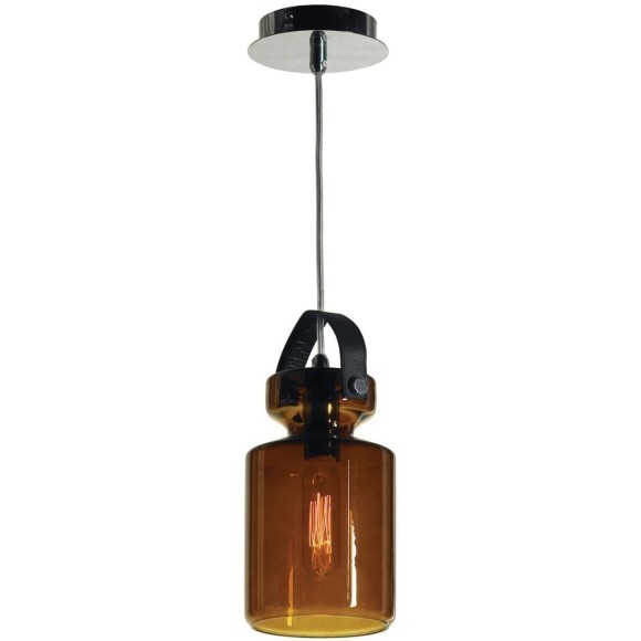 Подвесной светильник с 1 плафоном Lussole GRLSP-9640 BRIGHTON IP21 под лампу 1xE14 6W