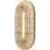 Maytoni Ventana MOD523WL-L15BG3K1 Настенный декоративный светодиодный светильник (бра) с плафоном из натурального камня (травертин), металл латунь LED 15Вт 3000K 750лм 120° CRI90 IP20 220V