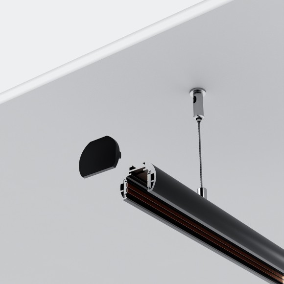 Шинопровод подвесной 2м скругленный Maytoni Exility TRXM034-R-412B Шинопровод подвесной 2м скругленный Maytoni Exility TRXM034-R-412B