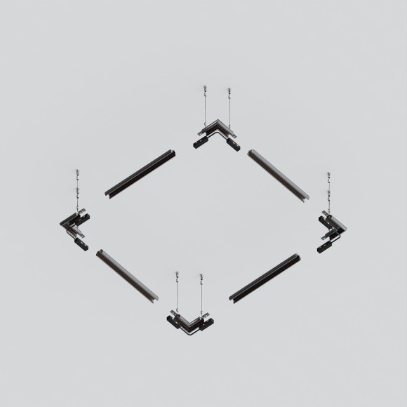 Шинопровод подвесной 2м скругленный Maytoni Exility TRXM034-R-412B Шинопровод подвесной 2м скругленный Maytoni Exility TRXM034-R-412B