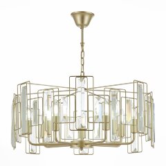 SLE103403-07 Светильник подвесной Шампань/Прозрачный E14 7*40W GIANO