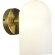 SLE1047-301-01 Светильник настенный Бронза/Молочно-белый E14 1*40W NOBILIA