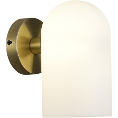SLE1047-301-01 Светильник настенный Бронза/Молочно-белый E14 1*40W NOBILIA SLE1047-301-01 Светильник настенный Бронза/Молочно-белый E14 1*40W NOBILIA