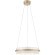 SL383.203.01 Светильник подвесной ST-Luce Золотистый/Золотистый, Прозрачный LED 1*34W 3000K CHERIO